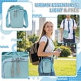 thumbnail image 3 of Clossjun Men Women Crossbody Bags Water Bottle Holder With Strap Adjustable Belt Fashion Bags For Water Bottles Outdoor Hiking Work Out Back To School Sky Blue, 3 of 3