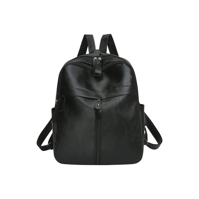 Ohufall Premium PU Leather Lightweight Travel Backpack For Women Large Capacity Commute Work Bag