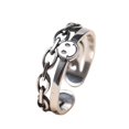 thumbnail image 4 of Vintage Smiley Face Bagues Ouvertes Réglables Sourire Punk Bague Femmes Fille Bijoux, 4 of 5