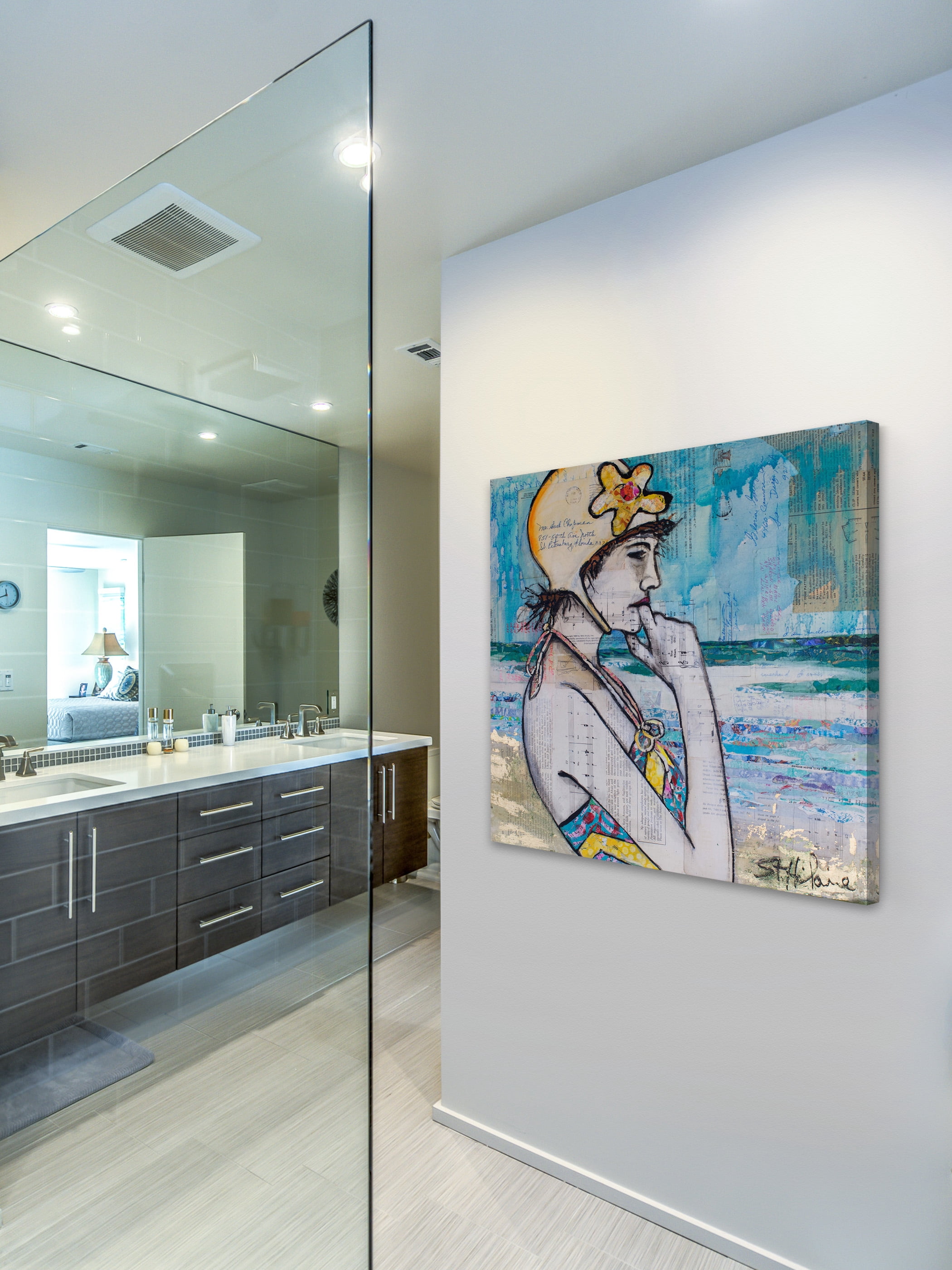 "Contemplation" Painting Print on Wrapped Canvas