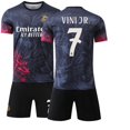 thumbnail image 1 of 2025 Mens Boys Player Name VINI JR.7 CAMAVINGA 6 VALVERDE 8 RODRYGO 11 Soccer Football Jersey, 1 of 2