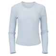 thumbnail image 2 of Boxercraft BW3103 Waffle Knit Baby Long Sleeve Tee-Sky Blue-M, 2 of 3