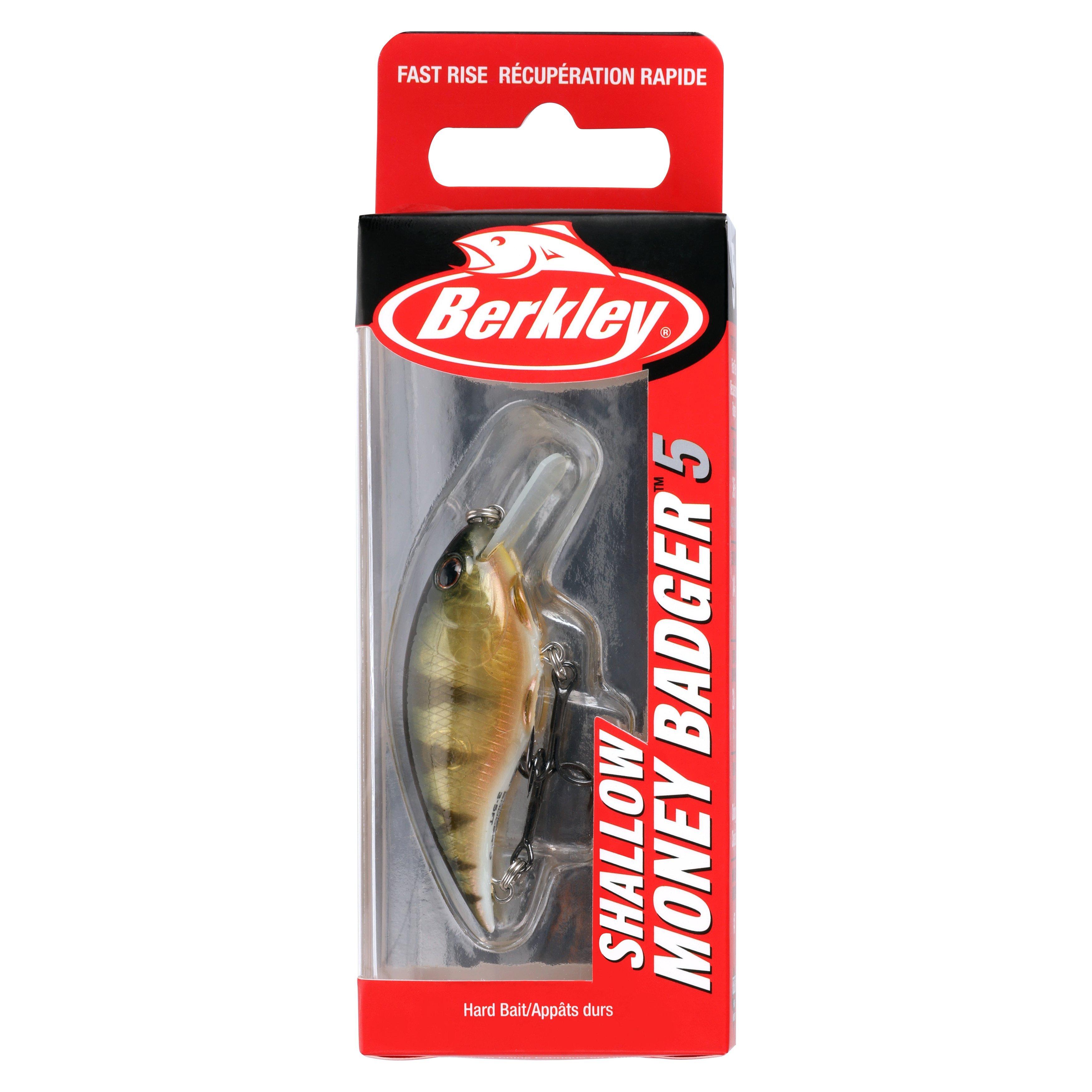 Berkley Shallow Money Badger Fishing Crankbait, 2.1 in, Hybrid Baitfish-Crayfish