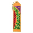 thumbnail image 2 of Beistle Pack of 6 Orange "Awesome Award" School Award Ribbon Bookmarks 8", 2 of 2