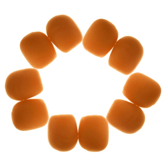 Paquete Micrófono de Mano CUTICAT Espuma de Parabrisas Naranja