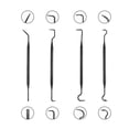 thumbnail image 3 of 4x Car Detailing Cleaning Tool Spray- Pipe Cleaning Hook Tools Accessories, 3 of 8