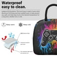 thumbnail image 3 of Reusable Gaming Lnsulated Lunch Bag for Women & Men-Leakproof Water-Resistant Cooler Tote,Large Capacity(10.6x8.7x6.3in)for Work,Office,Travel,Picnic,Beach., 3 of 7