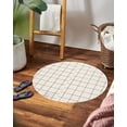 thumbnail image 3 of Teppich Homes Geometric Luxury Under Your Feet Contemporary White Geometric Area Rug, 12' x 12', Handmade, 3 of 6