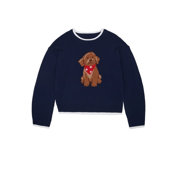 Way to Celebrate Girls Americana Sweater, sizes 4-18