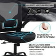 thumbnail image 6 of Flysky Ergonomic Office Chair 300lb,Desk Chair with Lumbar Support and Flip-up Arms, 6PC Black, 6 of 15