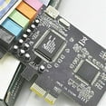 thumbnail image 4 of 2X 5.1 Internal Sound Card for Windows 10 with Low Profile Bracket, 3D Stereo PCI-E, Chip 32/64 Bit Sound Card PCI, 4 of 5