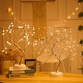 thumbnail image 4 of Luces navideñas led lámpara de alambre de cobre árbol de perlas luz interruptor táctil gypsophila luz de noche, 4 of 6