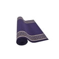 thumbnail image 5 of Custom Size Runner Rug Bordered Greek Key Meander Navy Blue Roll Runner Rug Choice of Your&nbsp;Length by feet&nbsp;Slip Resistant Latex Back Cut to Size Rug Runners Customize in USA Facility, 5 of 7