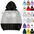 thumbnail image 2 of cocolona Zip Up Hoodie Mens Long Sleeve Drawstring Sweatshirt Fall Winter Fashion Casual Hooded Jacket Print Tops, 2 of 5