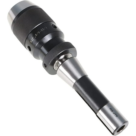 

waltyotur 1/32 - 5/8 Inch Drill Chuck Self Tightening Keyless Drill Chuck for CNC Drilling Machine or Lathe Spindle with R8 Shank Drill Chuck Adapter