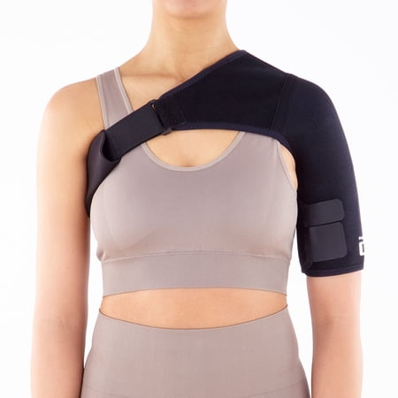 NEO G EASY-FIT ADJUSTABLE NEOPRENE SHOULDER SUPPORT BRACE, ONE SIZE FSA/HSA ELIGIBLE