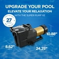 Hayward Super Pump XE 1.65 HP UltraHigh Efficiency Inground Pool Motor