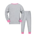 thumbnail image 4 of QEFJNO 2-9Y Toddler and Little Girls Unicorn Pajamas Kids 2-Piece Pjs Long Sleeve Sleepwear Sets, 4 of 5