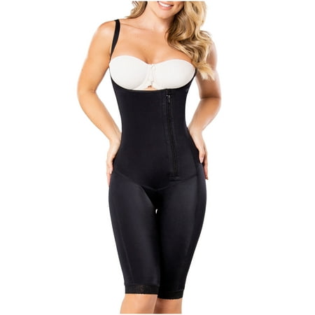 

Diane & Geordi 002408 Fajas Colombianas Reductoras Postpartum Tummy Control Girdle for Women Black XS