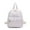 White, variant on Back-to-School Floral Mini Backpack 8.3 inch, Multi-Pockets Portable Travel Backpack Purse, Small Backpack for Women (White)