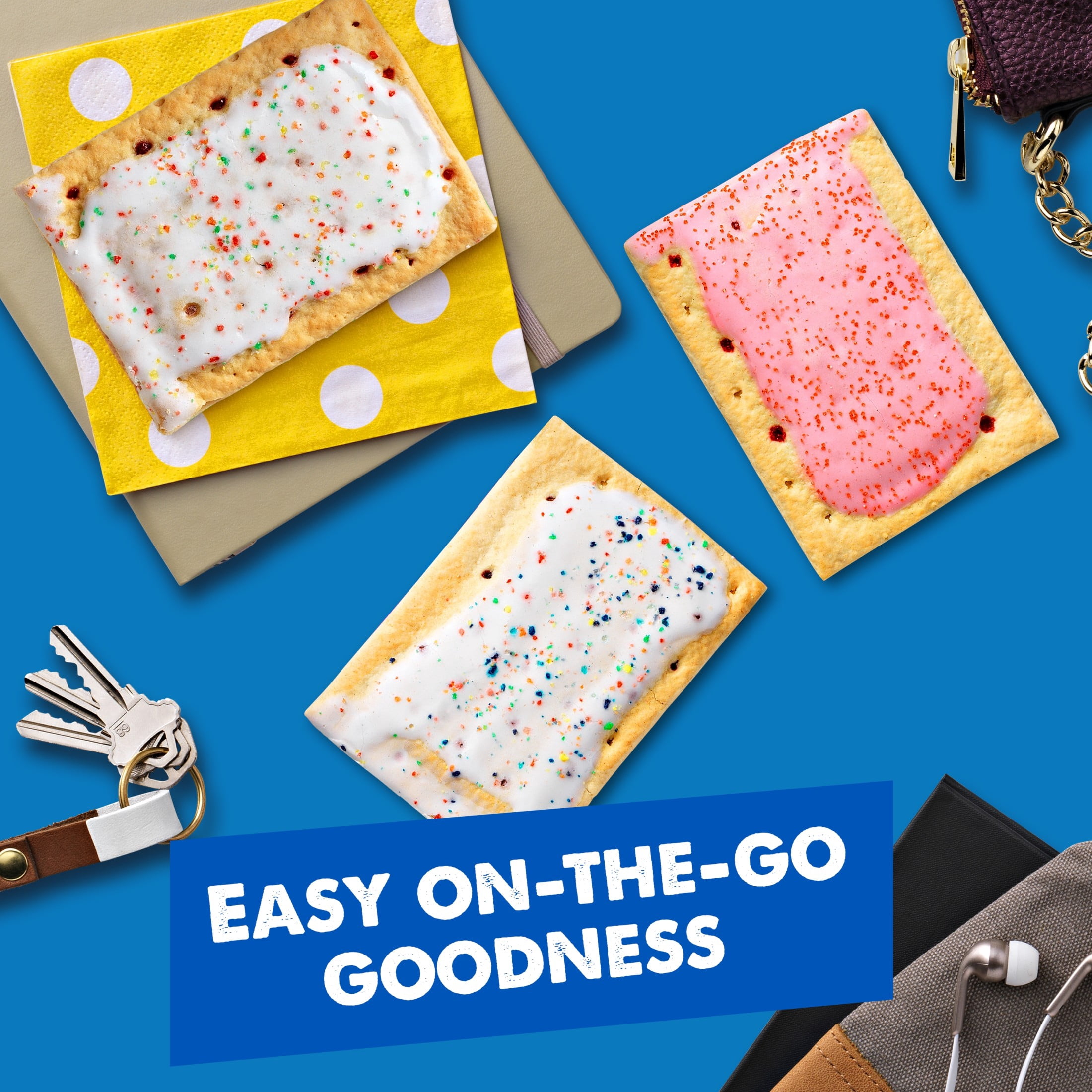 Pop-Tarts Toaster Pastries, Breakfast Foods, Kids Snacks, Variety Pack (36 Pop-Tarts)