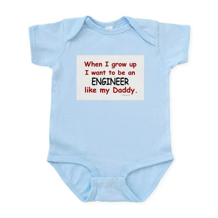 

CafePress - Engineer (Like My Daddy) Infant Bodysuit - Baby Light Bodysuit Size Newborn - 24 Months