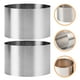 thumbnail image 3 of BRIGHTFUFU 4 Uds. Anillo redondo de acero inoxidable para mousse, molde para hornear galletas y pasteles, anillos, cortador de galletas, galletas, donas y más, 3 of 7