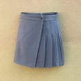 thumbnail image 1 of Falda Gris Plisada Falda de Traje para Mujer Falda Bolsa Falda Adelgazante de Cadera Falda Falda Falda Falda Falda Falda Falda Pequeña Bolsa Falda, 1 of 7