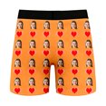 thumbnail image 6 of Wxolcjlv Men's Boxer Briefs Valentine's Day DIY Novelty Print Casual Underwear Comfortable Breathable Soft Stretch Trunks With Patterns, 6 of 8