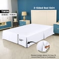 thumbnail image 2 of Skirt Utopia Bedding, doble, suave, cuádruple, plisado, 38 cm, 2 of 6