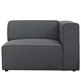 thumbnail image 3 of Modway Mingle Polyester Upholstered Right-Arm Chair, Blue Fabric, 3 of 4