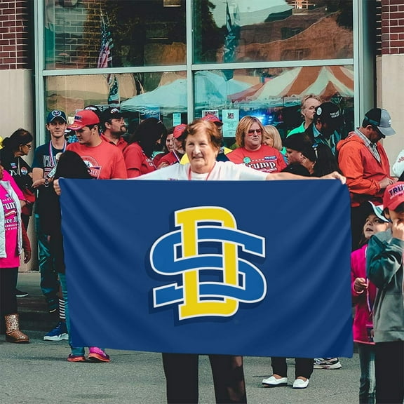 South Dakota State University - Logos Banner Breeze Flag Outdoor Flags Home Flag Garden Flag 3 'X 5' Ft