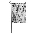 thumbnail image 1 of NUDECOR Abstract Paint Splatter Pattern Ink Splash Black White Blob Blot Garden Flag Decorative Flag House Banner 28x40 inch, 1 of 2