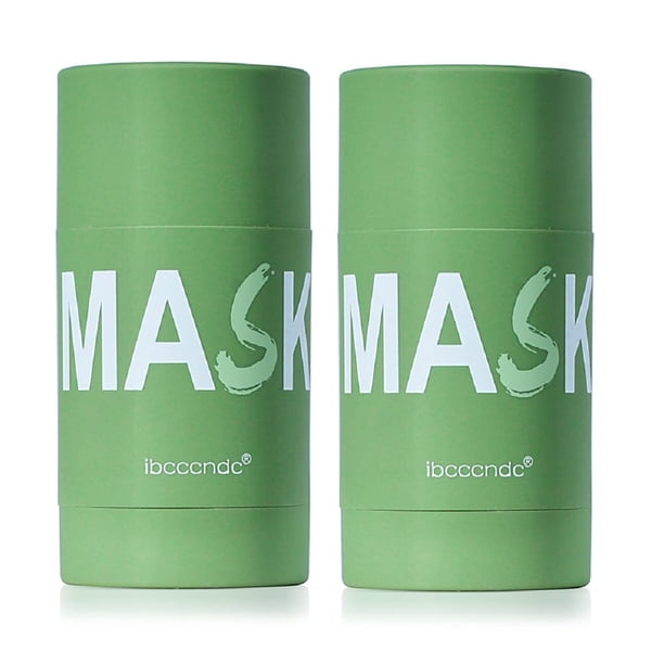 Mascarilla de limpieza profunda en barra nvyue con extracto de té verde, 2 unidades