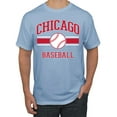 thumbnail image 1 of Wild Bobby City of Chicago Baseball Fantasy Fan Sports Men's T-Shirt, Light Blue, 5X-Large, 1 of 6