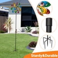 thumbnail image 4 of JAXPETY 79'' Windmill for Yard, Wind Spinner with 360°Rotation and Ground Stakes for Garden, Colorful, 4 of 10