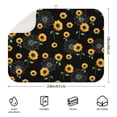 thumbnail image 2 of 2 Pcs Sunflowers Dish Drying Mat - 18 X 24 Inch Floral Absorbent Microfiber Kitchen Counter Mat – Quick-Dry Dish Rack Alternative, Dish Drying Pad for Dishes, Cups, Utensils, Pots & Pans, 2 of 3
