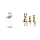 thumbnail image 1 of Estatua de resina,Escultura de estatua de flamenco de resina,arte para jardín exterior,Escultura de figura,Estatua sentada,figura,escultura,adorno,Estatuas de conejos en miniatura para, 1 of 8