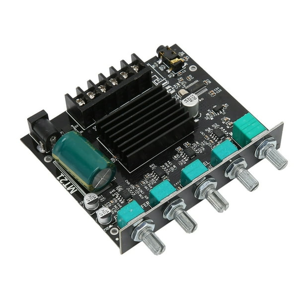 Placa amplificadora ZKMT21 BT, sonido estéreo de alta potencia, DC1224V, placa amplificadora de potencia Digital para altavoces de 15100W 48Ω