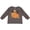 Charcoal Grey, variant on Inktastic I'm Three Pizza Birthday Party Boys or Girls Long Sleeve Toddler T-Shirt
