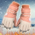 thumbnail image 3 of Gytml Winter Waterproof Ski Snow Warm Gloves For Women Men, Windproof Cold Weather Thermal With Touchscreen Fingers, For Running Driving Cycling Hiking Outdoor Sports Beige-One Size, 3 of 3