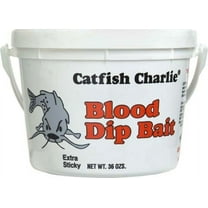 Catfish Charlie Blood Dip Bait 36 oz Bucket