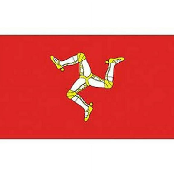 Isle of Man Flag On A Stick 12" x 18"