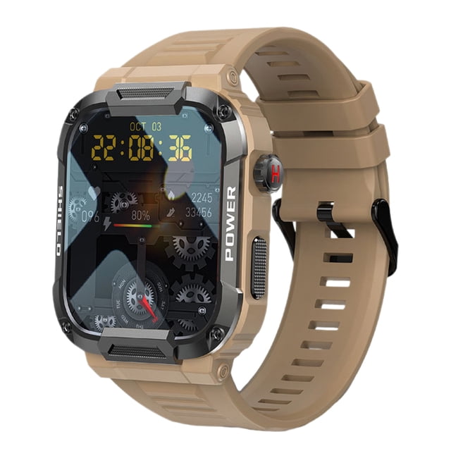 Reloj inteligente para hombres - Relojes inteligentes de 1,85" Relojes inteligentes con llamadas Bluetooth Reloj de seguimiento de actividad deportiva al aire libre para iPhone Android