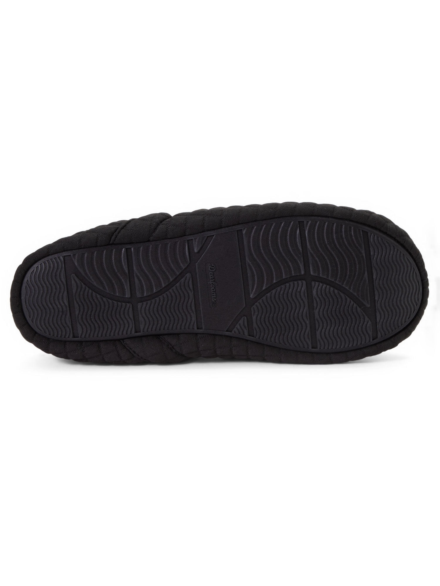Dearfoams Cozy Comfort Men's Travel Jersey Knit Slipper Socks