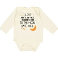 thumbnail image 3 of Inktastic I Love My Little Brother to the Moon and Back Boys or Girls Long Sleeve Baby Bodysuit, 3 of 5