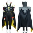 thumbnail image 4 of Disfraz de Cosplay Zestial para niños, mono de demonio, capa, bata, uniforme de Anime King Boss, traje para hombre, fiesta de carnaval, disfraz elegante, 4 of 5