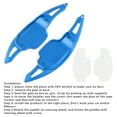 thumbnail image 4 of Steering Wheel Paddle Shifter Covers For Chevy Camaro 12-15 Aluminium Blue, 4 of 12