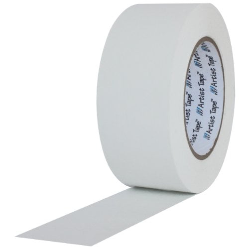 PRO TAPES & SPECIALTIES UPCA1260MWHT PRO ARTIST PAPER TAPE WHITE 1/2 INCH X 60 YARDS