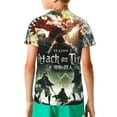 thumbnail image 6 of Attack On Titan Kids T-Shirt 3d Printed Graphic T-Shirts Boys And Girls Short Sleeve Shirts For Youth Kids X-Small, 6 of 7
